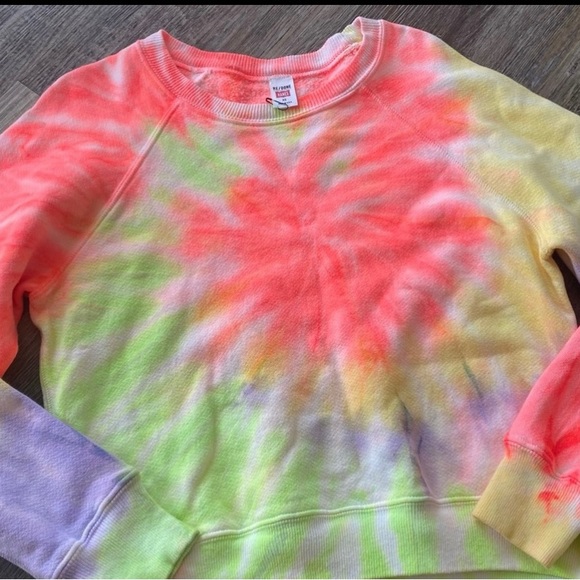 NWOT Hanes\ x re/done x-small tie dye sweatshirt - Picture 4 of 6